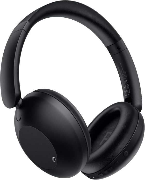 Active Noise Cancelling Headphones, 100H Playtime Headphones Wireless Bluetooth, Bluetooth Headphones with Microphone, Over Ear Wireless Headphones with Deep Bass,Fast Charging for Travel,Office,Home