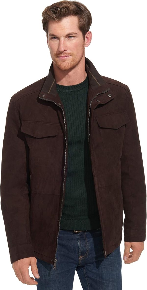 Weatherproof Mens M65 Field Jacket Microsuede Water Resistant Coat (Military Style Work Jacket)