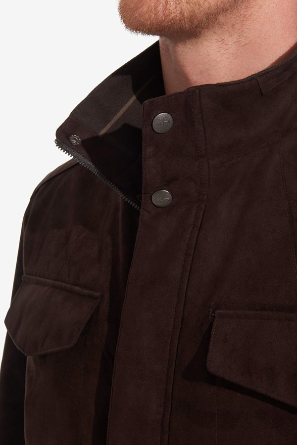 Weatherproof Mens M65 Field Jacket Microsuede Water Resistant Coat (Military Style Work Jacket) - Image 3